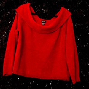 Off the shoulder sweatshirt